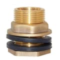 1\" Hun 1-1/4\" Hann Solid Messing Vanntankkobling Skottgjennomføring Tankkobling - Slitesterk Rørleggeradapter