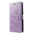 Miniatyrbild 3 av 5: Imprint Fjärilsblommiga Plånboksfodral Stativ Läder Mobiltelefonfodral för Samsung Galaxy J4 Plus