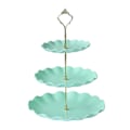 Miniatyrbilde 1 av 5: 3-etasjes Cupcake Stativ, Dessert Display Stativ, BPA-fri, Stor Kapasitet, Enkel Montering, Kake Stativ (LGL) Green