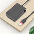 Miniatyrbilde 4 av 5: Kamera LP-E17 Dummybatteri Erstatning med Type-C Fjær Strømadapterkabel