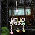 Pikkukuva 2 / 5: Hello Spring Easter -kirjainpuinen riippuva koriste kotiin, juhliin ja festivaaleille Easter,Ornament
