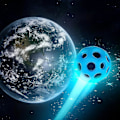 Miniatyrbild 5 av 5: Space Balls Extreme Högstudsande Boll & Pop Ljud Meteor Space Ball, Cool Tiktok Pop Studsande Rymd Red 1pcs