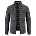 Miniatyrbilde 1 av 5: Strikkede avslappede cardigans for menn, mørkegrå Dark Grey M