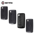 Miniatyrbilde 2 av 4: Erstatningsnøkkelskall Flip for Fiat Scudo Ulysse Passform Lancia Phedra Hu83/va2 Blad Ce0523 Ce0536 2/3/4 Knapper Fob Etui 2 Buttons VA2 CE0523