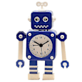 Miniatyrbild 1 av 5: Väckarklocka för barn, robotväckarklocka barn analog väckarklocka Blue