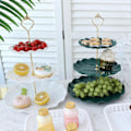 Miniatyrbilde 2 av 5: 3-etasjes Cupcake Stativ, Dessert Display Stativ, BPA-fri, Stor Kapasitet, Enkel Montering, Kake Stativ (LGL) Multicolor