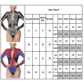 Pikkukuva 3 / 3: Naisten Spiderman-Luuranko Runko Leotardi Bodysuit Halloween-Puolue Fancy Dress Cosplay-Puku style2 M