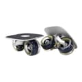 [LCS]Roller Road Drift Skates Plate Outdoor Split Skateboard Clear Black Wheels-In Stock