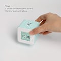 Pikkukuva 5 / 5: Mooas Multi Cube -ajastin/kiertävä ajastin, helppokäyttöinen, kello ja ajastin (valkoinen) Mint Green