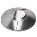 Patio Heater Reflector Shield for Outdoor Propane Heater - 3-Hole Mount, Top Dome Replacement Part