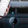 Miniatyrbillede 3 af 5: Bluetooth FM-sender til bil, Bluetooth AUX-adapter, Bluetooth-modtager til bilmusik/håndfri Black