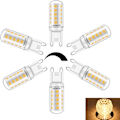 Miniatyrbillede 1 af 5: 6 stk. G9 LED Dæmpbare Varmt Hvid LED G9 5W Udskiftning 40W Flimmerfri Halogenlampe med IC-styring