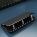 Miniatyrbilde 5 av 5: For Oppo Find X5 Pro View Window Stativ Funksjon Forretnings Telefonveske PU Lær Magnetisk Absorpsjon Klaffdeksel Green