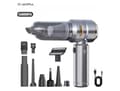 Cuich Handheld Vacuum Cleaner, Brushless Motor, Cordless, Strong Suction 16000pa Silver Gold
