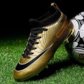 Miniatyrbillede 3 af 5: KIDENG Børns Fodboldstøvler Drenge Piger Ankel Fodboldstøvler Græs Træning Sportssko Sneakers Yj723