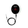 WiFi-termometer med 1M sond Digital LCD-display Temperaturregulator APP Push-meddelanden EU-kontakt