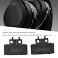Miniatyrbilde 5 av 5: Hinge-erstatning Hodebåndsforbindelse Hinge Clip Deksel for Beats Solo 3 Wireless A1796 Øretelefoner