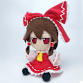 Miniatyrbild 2 av 4: Touhou Project Plushie Fylld Dock Hakurei Reimu Anime Figur Julgåva Fumo 20cm