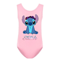 Pikkukuva 1 / 3: Tyttöjen lasten Stitch-printti uimapuku yhdellä kappaleella, piirretty monokini bikinin uimapuku uimapuvuksi 7-12 vuotta Pink 9-10Y