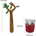 Pikkukuva 4 / 5: Uudet Lankybox Plushie Sticky N' Canny -pehmolelut, söpöt anime Lanky -pehmolelut, irrotettava piirretty robotti pehmolelu (Branch)