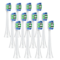 Pikkukuva 1 / 5: Philips Sonicare -hammasharjan vaihtopäät - Pehmeät Dupont-harjakset, vaihtopäät sähköhammasharjoille Deep Cleaning 12pcs