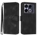 PU-deksel med linjemønster for Infinix Note 40 4G Black