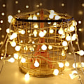 Miniatyrbillede 3 af 5: Silikon-fe-lys til julepynt Stjerne Colo Star Color 6 m40lights 3 battery packs