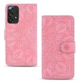 Miniatyrbilde 5 av 5: Lommebokveske for Samsung Galaxy A33 5G Premium PU Lær Klaffdeksel Mandala Light pink
