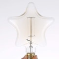 Miniatyrbillede 2 af 4: Edison Pære Retro Glødepære E27 I Stjerneform (2700k Varmt Hvidt) (Gratis Forsendelse)