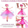 Miniatyrbild 2 av 2: Flygande Fée, Flygande Prinsessdocka, Magisk Infraröd Induktionskontroll Leksak, Magisk Flygande Fée Leksak Flickors Leksaker Presenter Blue