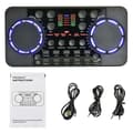 Sound Card Audio Mixer Audio Interface for Live Streaming Audio Broadcasting