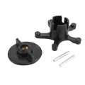 Miniatyrbillede 2 af 5: Båds 3-bladet Propeller Elektrisk Udenbordsmotor Trolling Motor Prop Og Montering Smøremiddel Marine Jolle Udenbordsmotor