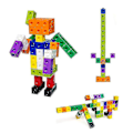 Miniatyrbilde 5 av 5: 100 stk Matematikk Koblingskuber Numberblocks Innbyrdende Multilink Tellinger Klosser (best)
