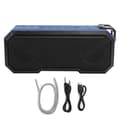 Wireless Bluetooth Speaker IPX7 Waterproof Flashlight Bass Stereo Speaker Light Blue