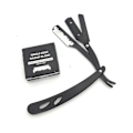 Miniatyrbilde 5 av 5: Profesjonell Barber Straight Edge For Razor Med 100 stk Rustfritt Stål Enkeltkantede Razorblader