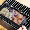 Miniatyrbillede 3 af 5: 2 Pak Grillposer / Grillnetposer - Forskellige Størrelser Sort