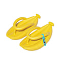 Miniatyrbillede 1 af 5: Modepar Bananformede Flip Flops Bløde Komfortable Hjemmesko Til Indendørs Banana 40 41
