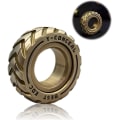 Miniatyrbillede 5 af 5: Dobbeltfunktionel Fidget Ring i Rustfrit Stål til Motorcykel Dæk, 100% Ny C