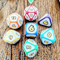 Pikkukuva 1 / 5: Mushroom Party Lautapeliroolipeli Noppa, Dnd Noppasetti Dnd Perheen Lautapeli Noppa, Lautapeliroolipeli Noppasetti, Dnd Dungeo All of 7