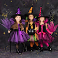 Pikkukuva 4 / 5: Halloween-noitapuku lapsille, noita-asu tytölle, noita-asu Color M