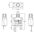 Miniatyrbilde 5 av 5: Kuoyuh 88-serie 5a 10a 15a 20a 25a 30a Automatisk Tilbakestilling Termisk Overbelastningsbeskytter Bryter Kretsbryter for Luftkompressor 30a