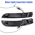 Miniatyrbilde 4 av 5: 2 stk Dynamiske Blinklys LED Blinklys Røykte Flytende Bakspeil Lys Indikator For Ford Kuga Ecosport 2013-2018 Yellow