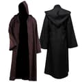 Jedi Sith Robe Star Wars Kostume Kappe Robe Voksen Performance Cosplay Cape Black M
