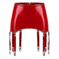 Pikkukuva 2 / 5: Naisten Lakinahkaiset Garterit Metallisella Kiinnityksellä Suspender Vyö Clubwear Lavalle Esitykseen Raveen Pink XXXL