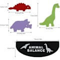 Miniatyrbillede 3 af 5: Balance-Dinosaur Legetøj Dyr Træ Byggeklodser Tidlig Uddannelse Dinosaur Stable Balance Julegave Fødselsdag Gaver Til Drenge Børn Piger