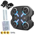 Music Boxing Machine with Gloves, Wall-Mounted Bluetooth-Compatible Boxing, Electronic Smart LED Punching, Training Target, Home Use