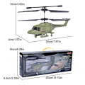 Miniatyrbillede 5 af 5: Helikopter Fjernbetjent Indendørs Mini Helikopter Legetøj, Fjernbetjent Rc Helikopter, Fly, Gave Green