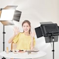 Miniatyrbillede 4 af 5: LED Fotostudie Lys Til Youtube Spil Live Video Belysning På Kamera Bærbar Videooptagelse only lamp
