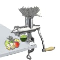 Miniatyrbilde 1 av 2: Håndholdt rustfritt stål hvetegress juicer manuell snegle saktepresser frukt hvetegress grønnsak appelsinjuice ekstraktor høy kvalitet-m.2797
