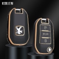 Pikkukuva 2 / 5: TPU-autonavaimen suojakotelo Peugeot 208 107 206 306 307 308 2008 3008 4008 5008 RCZ Citroen C1 C2 C3 C4 C5 Cactus C8 White